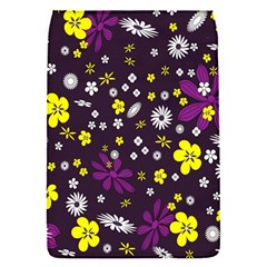 Flowers Floral Background Colorful Vintage Retro Busy Wallpaper Flap Covers (s)  by Simbadda