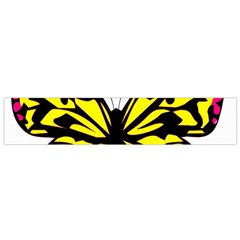 Yellow A Colorful Butterfly Image Flano Scarf (small) by Simbadda