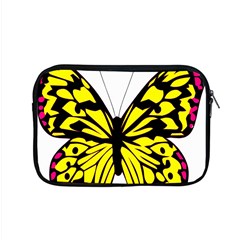 Yellow A Colorful Butterfly Image Apple Macbook Pro 15  Zipper Case by Simbadda