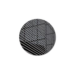 Abstract Architecture Pattern Golf Ball Marker by Simbadda