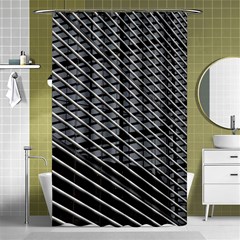 Abstract Architecture Pattern Shower Curtain 48  X 72  (small)  by Simbadda