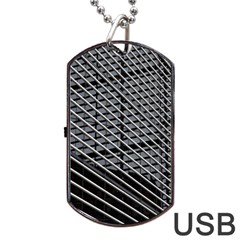 Abstract Architecture Pattern Dog Tag Usb Flash (one Side) by Simbadda