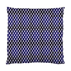 Squares Blue Background Standard Cushion Case (one Side) by Simbadda