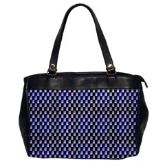 Squares Blue Background Office Handbags by Simbadda