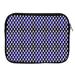 Squares Blue Background Apple Ipad 2/3/4 Zipper Cases by Simbadda