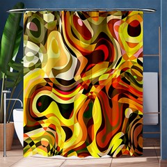 Colourful Abstract Background Design Shower Curtain 60  X 72  (medium)  by Simbadda