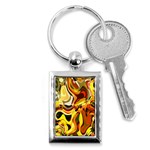 Colourful Abstract Background Design Key Chains (Rectangle)  Front