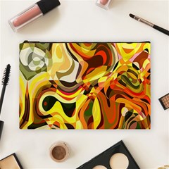 Colourful Abstract Background Design Cosmetic Bag (large)  by Simbadda