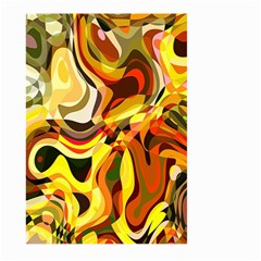 Colourful Abstract Background Design Large Garden Flag (two Sides) by Simbadda