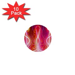 Fire Flames Abstract Background 1  Mini Buttons (10 Pack)  by Simbadda