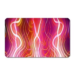 Fire Flames Abstract Background Magnet (rectangular) by Simbadda