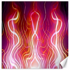 Fire Flames Abstract Background Canvas 16  X 16   by Simbadda