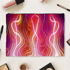 Fire Flames Abstract Background Cosmetic Bag (xl) by Simbadda