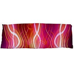 Fire Flames Abstract Background Body Pillow Case (dakimakura) by Simbadda