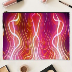 Fire Flames Abstract Background Cosmetic Bag (xxxl)  by Simbadda