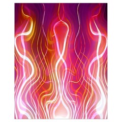 Fire Flames Abstract Background Drawstring Bag (small) by Simbadda