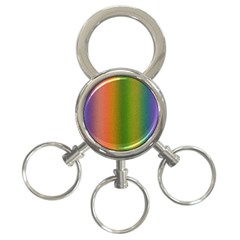 Colorful Stipple Effect Wallpaper Background 3-ring Key Chains by Simbadda