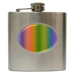 Colorful Stipple Effect Wallpaper Background Hip Flask (6 Oz) by Simbadda