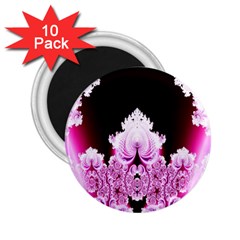 Fractal In Pink Lovely 2.25  Magnets (10 pack) 