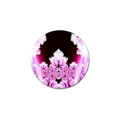 Fractal In Pink Lovely Golf Ball Marker by Simbadda