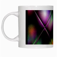 Soft Balls In Color Behind Glass Tile White Mugs by Simbadda