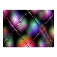 Soft Balls In Color Behind Glass Tile Double Sided Flano Blanket (mini)  by Simbadda