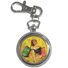 Pin Up Girl  Key Chain Watches by Valentinaart