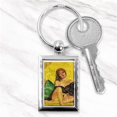 Pin Up Girl  Key Chains (rectangle)  by Valentinaart