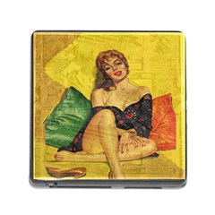 Pin Up Girl  Memory Card Reader (square) by Valentinaart