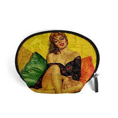 Pin Up Girl  Accessory Pouches (small)  by Valentinaart