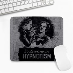 Vintage Hypnotism Large Mousepads by Valentinaart