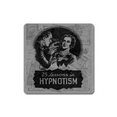 Vintage Hypnotism Square Magnet by Valentinaart