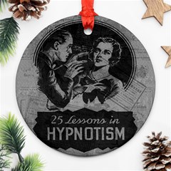 Vintage Hypnotism Round Ornament (two Sides) by Valentinaart