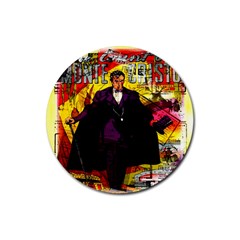 Monte Cristo Rubber Coaster (round)  by Valentinaart