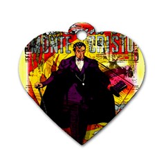 Monte Cristo Dog Tag Heart (two Sides)