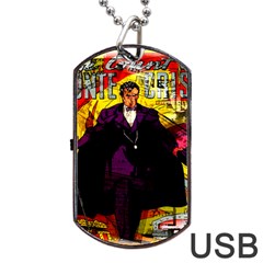 Monte Cristo Dog Tag Usb Flash (one Side) by Valentinaart