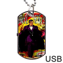 Monte Cristo Dog Tag Usb Flash (two Sides) by Valentinaart