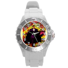 Monte Cristo Round Plastic Sport Watch (l) by Valentinaart