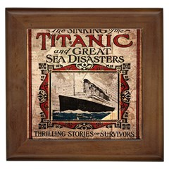 Titanic Framed Tiles by Valentinaart