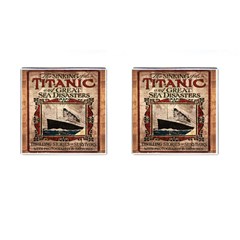 Titanic Cufflinks (square) by Valentinaart