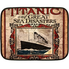 Titanic Fleece Blanket (mini) by Valentinaart