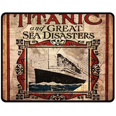 Titanic Fleece Blanket (medium)  by Valentinaart