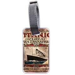 Titanic Luggage Tags (two Sides) by Valentinaart