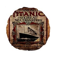 Titanic Standard 15  Premium Flano Round Cushions