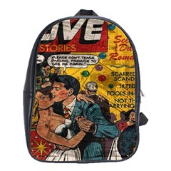 Love Stories School Bags(large)  by Valentinaart