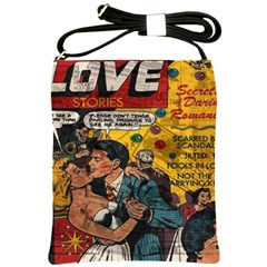 Love Stories Shoulder Sling Bags by Valentinaart