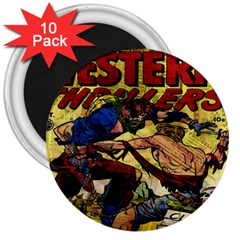 Western Thrillers 3  Magnets (10 pack) 