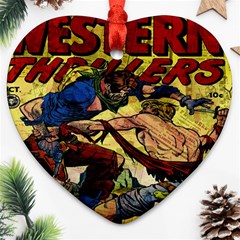 Western Thrillers Heart Ornament (Two Sides)