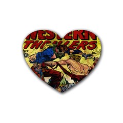 Western Thrillers Rubber Coaster (Heart) 