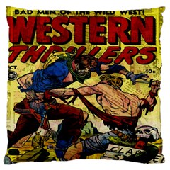 Western Thrillers Standard Flano Cushion Case (One Side)